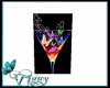 Butterfly Martini Poster