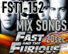 FAST FURIOUS MIX SONGS