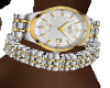 SILVER/GOLD LUXURY WATCH