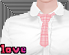 femboy shirt pink tie