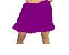 PurpleThigh Length Skirt