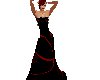 Sereph Red Black Gown