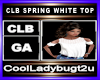 CLB SPRING WHITE TOP