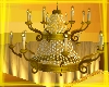 (VM) Gold Chandelier