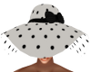 50s Polka Dot Sun Hat