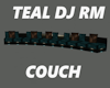 TEAL DJ RM CURVE COUCH
