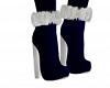 Winter Blue Ankle Boots