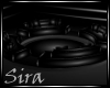 :S: Circular Couch Black