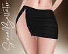 RL* Black Slit Skirt
