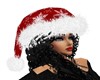 RED SNOWFLAKE SANTA HAT