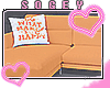 ! Orange Sofa