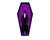 Black/Purple coffin