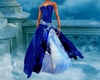 Blue Ball Gown