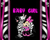 BABY GIRL ZEBRA COVER 