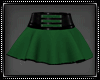 Winter Mini Skirt Green