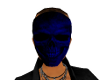 blue skull mask,