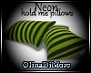(OD) Neon Hold me pillow
