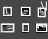 Abstract Photo Frames