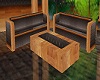 Woodsy Brick Sofa