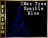 XMas Tree Sparkle-Blue