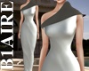 B1l Metalic white Gown