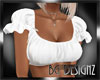 [BGD]Frilly Tee-White