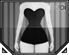 Tiv| Black Body Suit Lg