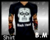 [BM](v-neck)block head