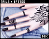 金. B. Nails + Tattoo