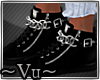 ~Vu~Black Chain Sneakers