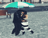 *ZB* Umbrella Kissing