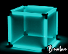 (+) Neon Cube Chair Blue