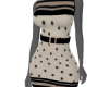 cream polka dot dress