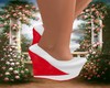 red n white carol shoes