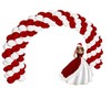 Candy Cane Arch Balloons