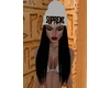 White Supreme Beanie