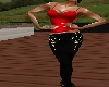 Red/Black Pants Outfit
