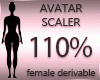 110 avatar scaler