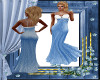 Romantic Blue Long Gown