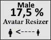 Avatar scaler 17,5% Male
