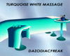 Turquoise White Massage