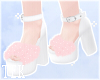 [T] Fluffy Heels pink