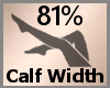 Calf Width Scaler 81% FA