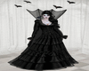 Vampire Gown w/Bats&Crow