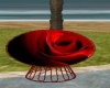 red rose cuddle chair