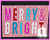 Merry & Bright doormat