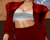 Leather Jacket Red W 1