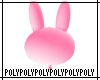 Bunny Balloon Pink