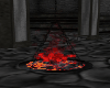 Dark Red Fire  basket