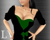 =LV= Green Sexy Dress